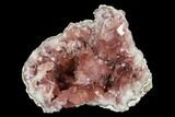 Pink Amethyst Geode Section - Argentina #124172-1